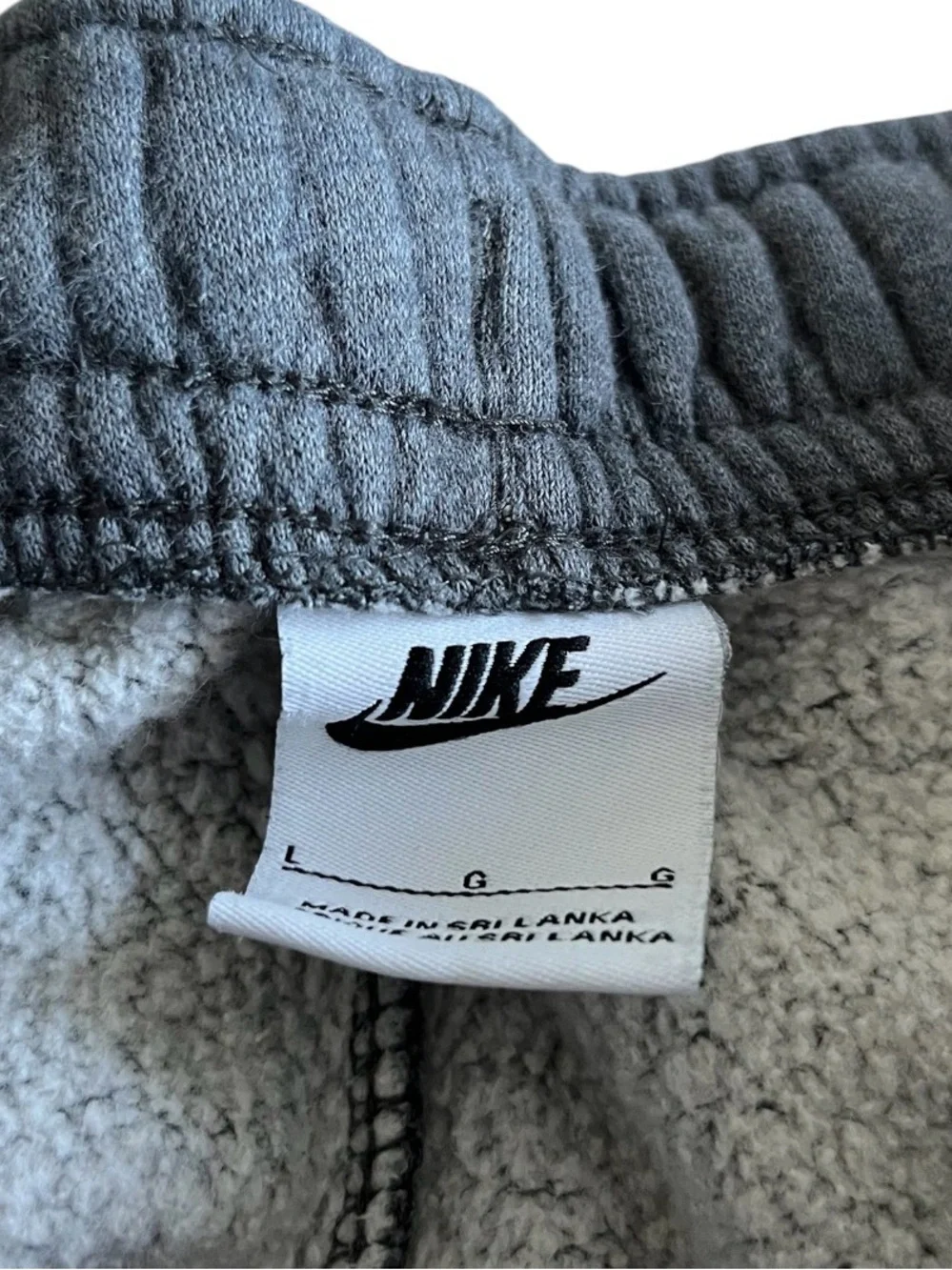 Nike Mens Sportswear Club Fleece Sweatpants Large Charcoal Gray Jogger Active - Picture 4 of 8